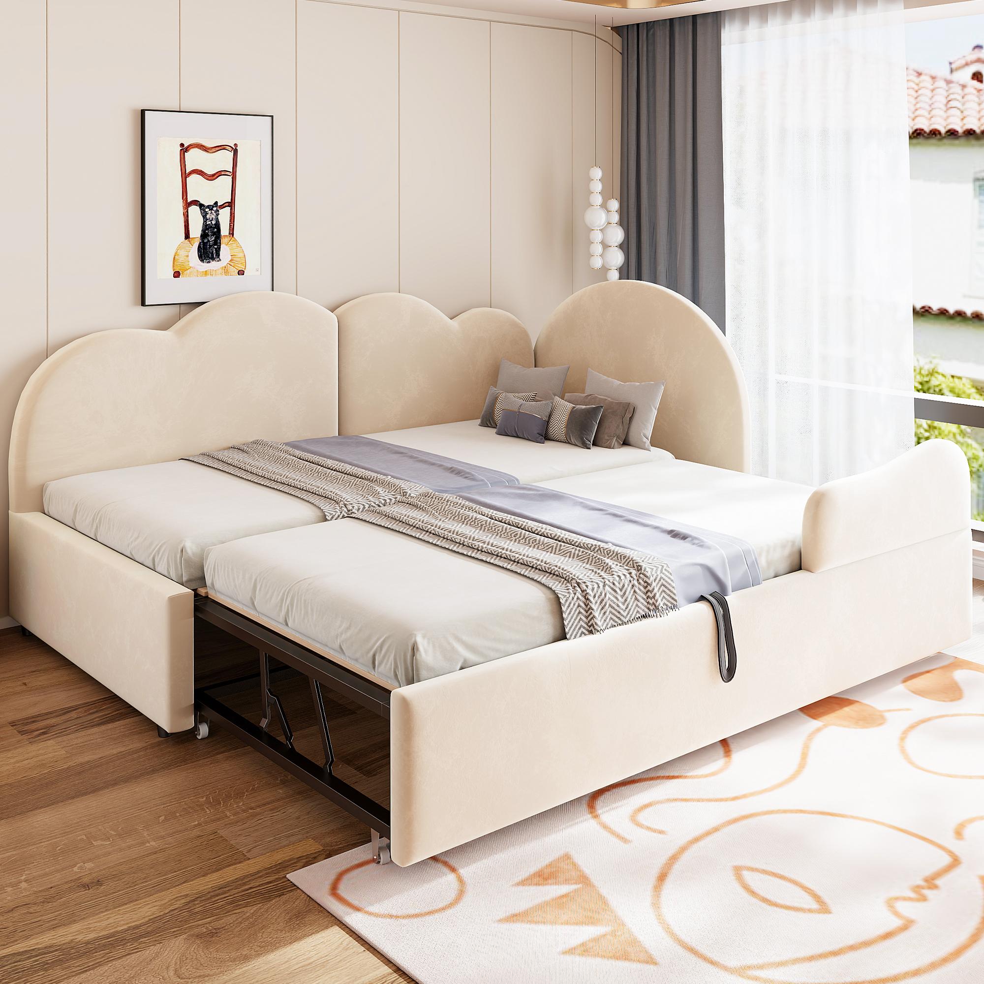 Pull-Out Sofa Bed in L-Shape (90*200+90*190)