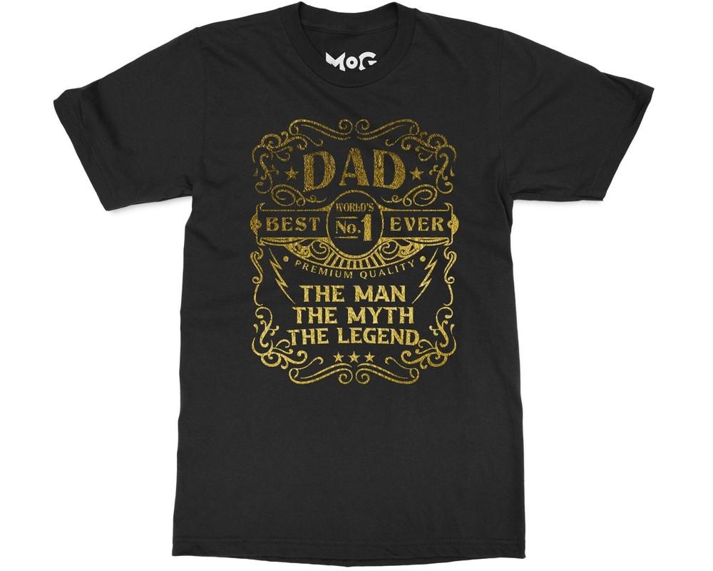 

Best Dad Ever T-shirt Man Father’s Day Gift Shirt World’s No. 1 Daddy Quote Tee L