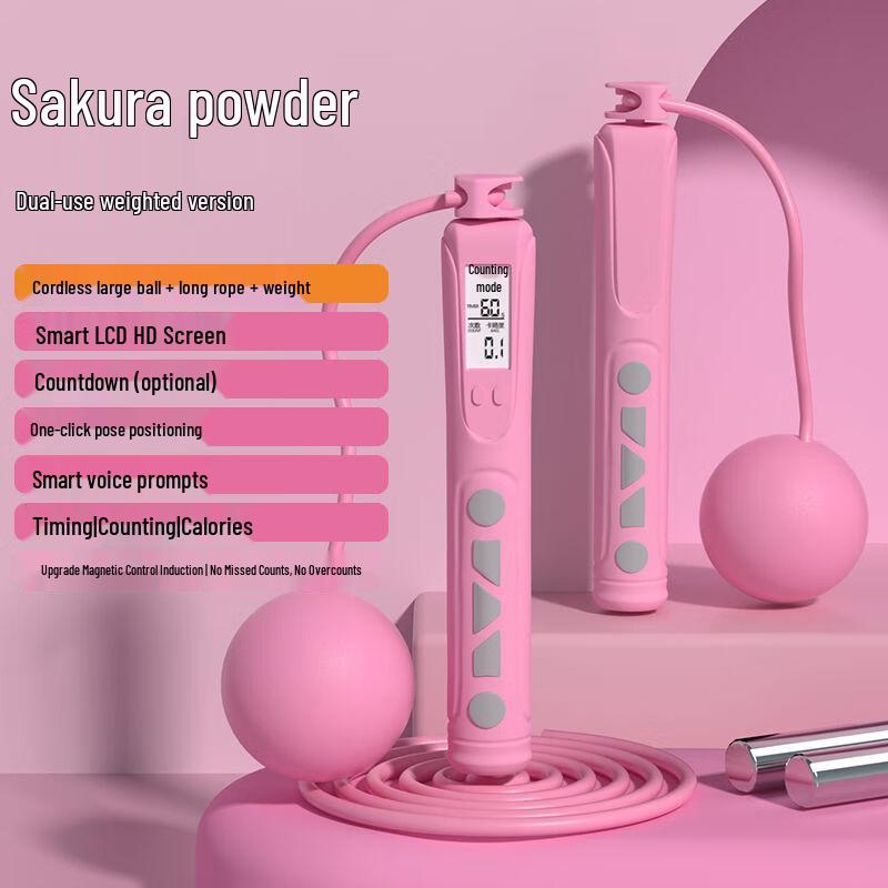 Smart Electronic Counting Jump Rope (Dual-Use)