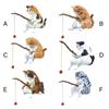 Funny Fishing Cats Figurine Safe Dashboard Display Resin Automotive Interior Decoration Rearview Air Outlet Pendant