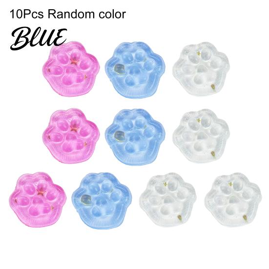 Office Stress Relief Transparent Squeeze Toy Square Ice Cube/Cat Paw Ball Tranquility Desk Accessory Sensory Small Fidget for Adults Realistic Cube