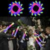 Glow Stick Sponge Bar LED Colorful Flashing Light Stick for Cheer Support Neon Party Event Light Up Wand for Night Activities