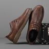Mens Casual Shoes Newest Leather Lace Up Luxury Oxfords Male Sneakers Solid Formal Shoes Quality Social Shoe Male Flats Men'S Shoes