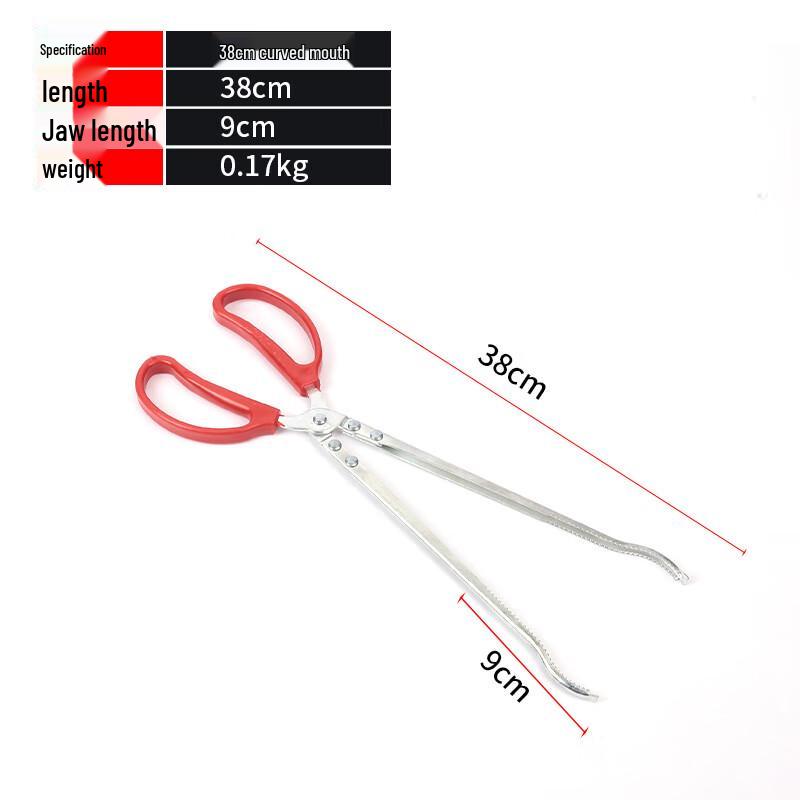 Black Scorpion Stainless Steel Crab Tongs