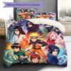 Naruto Pattern Bedding Quilt Set Quilt Cover Pillowcase Home Decoration Birthday Gift (1 * duvet cover + 2 * pillowcase, without core)