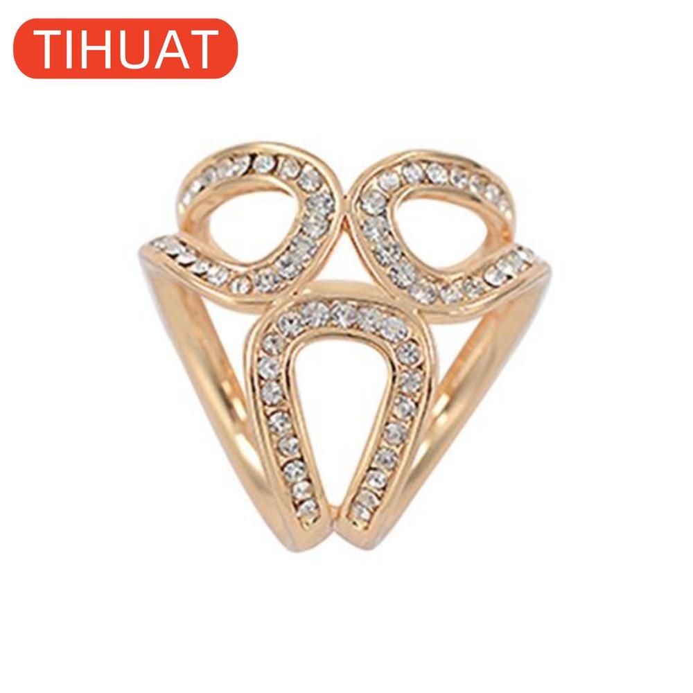 

Брошь-зажим для шарфа золотого и серебряного цвета с горным хрусталём золотой