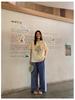 Plus Size Funny Plant Print T-Shirt: Women's Spring/Summer Loose Fit Pure Cotton Round Neck, Short Sleeve, 300 Jin