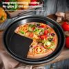New Black Baking Tray Even Heating Non-stick Pizza Baking Pan Carbon Steel Oven Tray