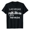 Las Vegas City Skyline Hudba Nevada Suvenýr Las Vegas Tričko