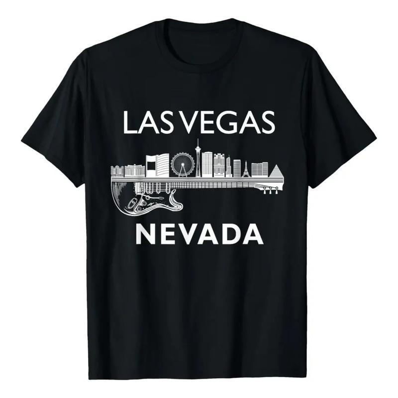 Las Vegas City Skyline Music Nevada Souvenir Las Vegas T-shi S