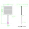 2pcs Flexible Film Pressure Sensor Force Sensitive Resistor 20g-10kg RP-S40 LT