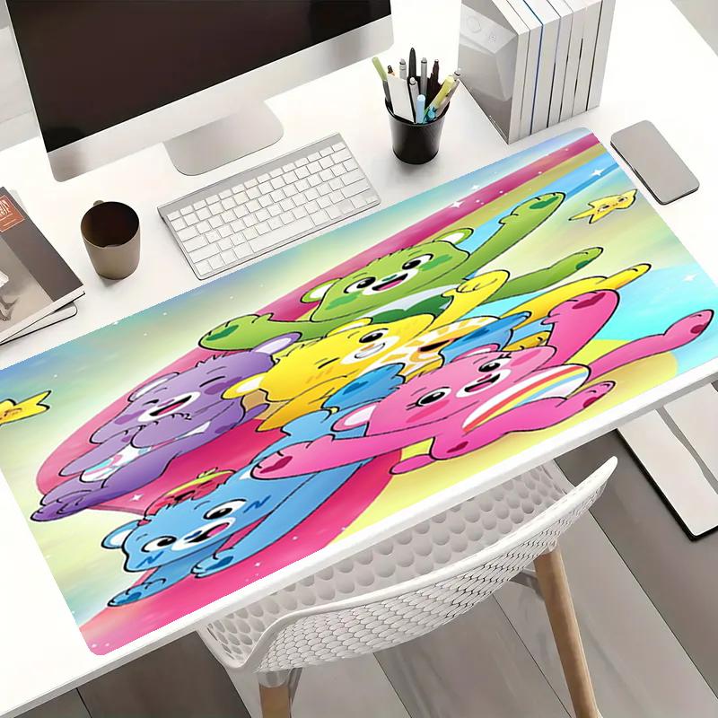 Bear Theme Mouse Pad, Non Slip Rubber Base, Multifunctional Office & Home Decor, Perfect for Workspace Personalization.