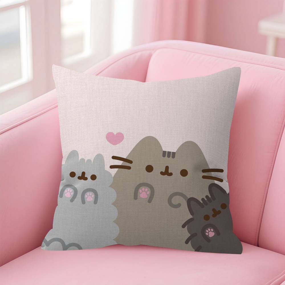 Pillow Cover for Bedroom Room and Living Room Sofa Decorative Cushion Cover Cute PpusheenS CUTE