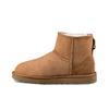 UGG Cedar Love, Amber Sheepskin Thermal Abrasion Resistant Thermal Abrasion Resistant Short Snow Boots Women's Caramel 1016222-CHE(Team189-)