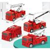 4Pcs Kids Toy Car Pull Back Toys Inertia Fire Engine Vehicle Model Mini Educational Cars Boys Toys for Children Birthday Gifts