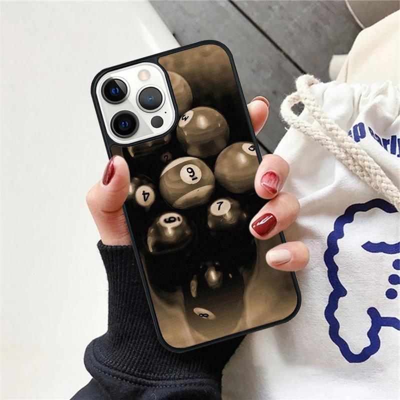 

Billiards Snooker Ball Phone Case Cover For iPhone 17 Air 12 Plus Max for iPhone 17 Air 15 16 11 13 14 Pro Max iPhone 11pro