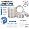 High Tack Adhesive Tape 10mm Width Warning Marking Tape New Transparent Tape  Desktop Use