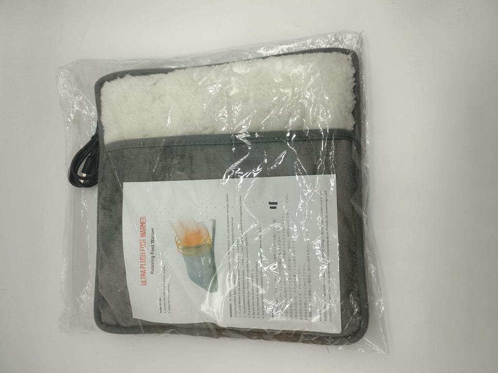 USB Heated Foot Warmer Mat - Thick Winter Heating Pad for Home, Office, or Bed Use