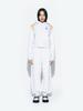 ASIF CALIE Crop Sweat Bolero White Melange