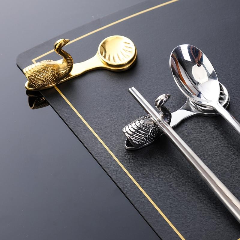 Chopstick Rest Holder Stainless Steels Utensil Stand Tableware Rack for Chopstick Rest Organization Easy to Clean