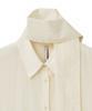 Noir For Woman Pale Scarf Loose Fit Shirt (Buttercream)