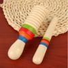 Wooden Kids Rhythm Music Instrument Set BPA Free Educational Toys with Jingle Bells Maracas for Home School Play