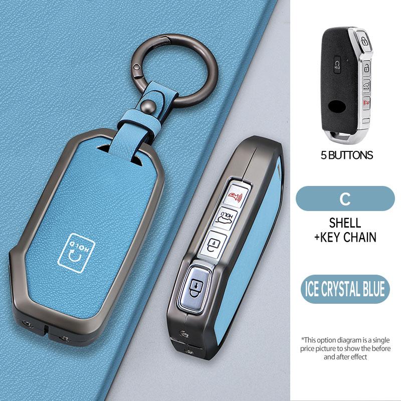3/4/5 Buttons Key Cover Car Key Case for KIA Sportage Ceed Sorento Cerato KX5 KX-CROSS Forte K3 K5 K8 Ray Opatima Soul Telluride
