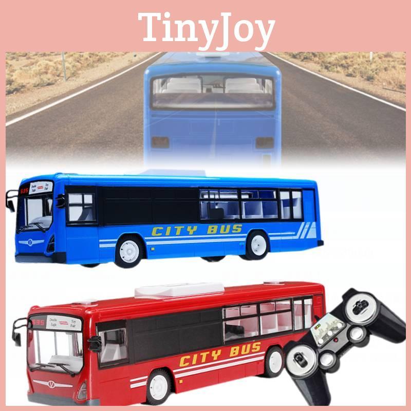 Fernbedienbarer Bus Spielzeug für Kinder 1:12 Realistische Geräusche und Lichter Batteriebetrieben