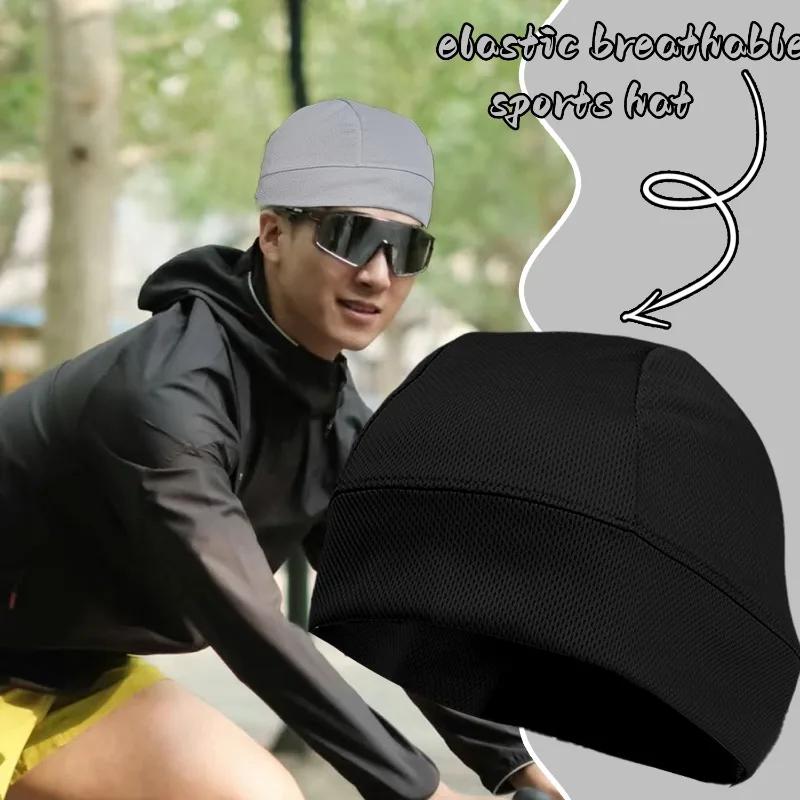 Cappello da Esterno Traspirante Assorbi Sudore Sottocasco Estivo Ciclismo Asciugatura Rapida Cappellino Estivo Antivento Protezione Solare Cappellino Sportivo Rete
