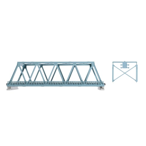 KATO N Gauge Double Track Truss Iron Bridge Light Blue 20-436 Railway Model Supplies