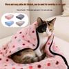 Coral Fleece Flannel Pet Blanket - Cozy Mat for Dogs & Cats