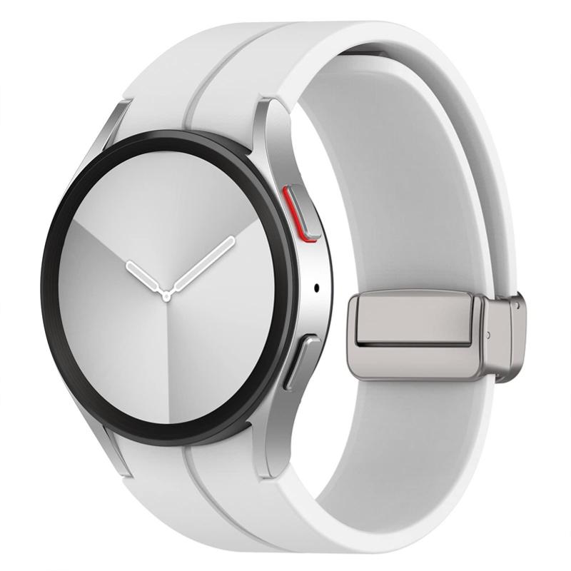 Silicone Strap for Samsung Galaxy Watch 5 Pro 45mm/7 6 5 4 44/40mm No Gaps Wristband for Galaxy Watch 6 Classic 47mm 43mm Strap