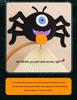 One-Eyed Spider Halloween Decorations: Black Animal Props for Pumpkin Party Scene