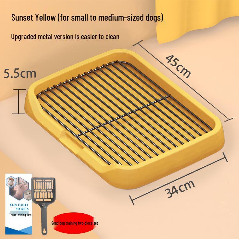 Flat Dog Toilet Urine Tray for Small To Medium Dogs – Ideal Pet Poop Solution