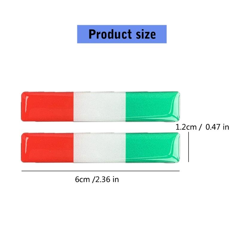 Tricolor Nation National Stickers Waterproof Decals For Vehicles Bikes Outdoor Gear