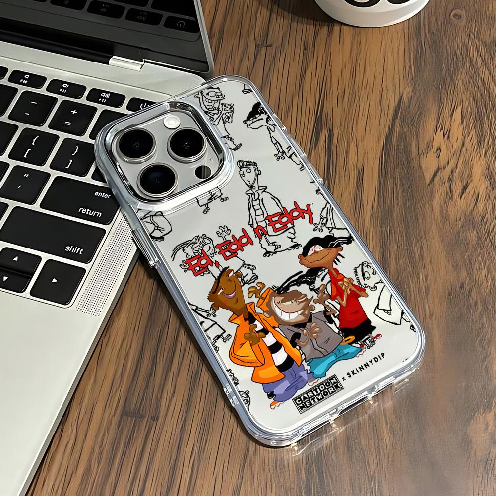 Cartoon E-Ed Edd N Eddy Hot Phone Case For IPhone 17 16e 16 15 14 13 12 11 Mini Pro Max X XR 8 7 Air Plus Transparent Soft Cover