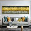 Abstract Gold Foil Leaf Trees Canvas Painting Modern Home Decoration Large Wall Art Pictures Posters and Prints for Living Room