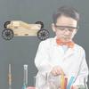 Children's Diy Rubber Band Powered Car Material Pack Educational Physics Science Toy