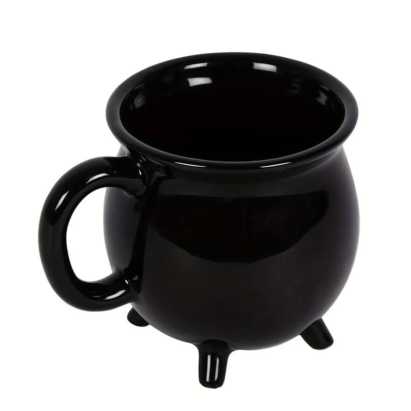 1 unidad, Taza de café Witch Brew, 350ml/ 11.8oz Taza de café de cerámica, Tazas de agua, Vajilla para bebidas de verano invierno, Regalos de cumpleaños, Regalo de Halloween