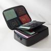Fireproof Document Bag Multi-Layer Document Tickets Storage Bag with lock File Organizer Case Home Travel Passport Briefcase