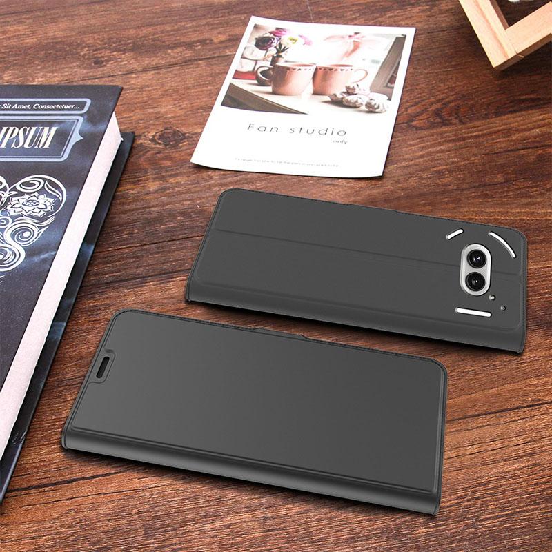 For Nothing Phone (2a) Plus/Phone (2a) Case Folding Stand PU Leather Shock-Absorbent Phone Cover