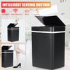 15L Automatic Touchless Smart Infrared Motion Sensor Rubbish Waste Bin Trash Can Kitchen Garbage Bins for Home Induction
