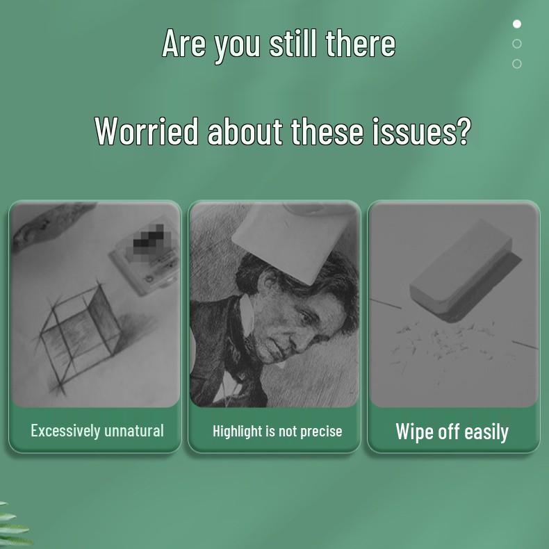 Marie Knetgummi für sauberes, krümelfreies Kunst- und Examensskizzieren