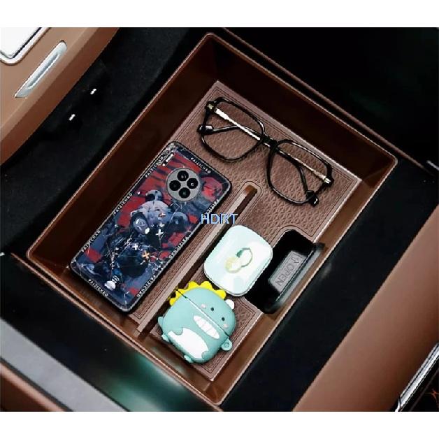 For GWM Tank 700 2024 + Car Styling Central Control Armrest Storage Box Cover Protector Decoration Accessories Interior Sticker