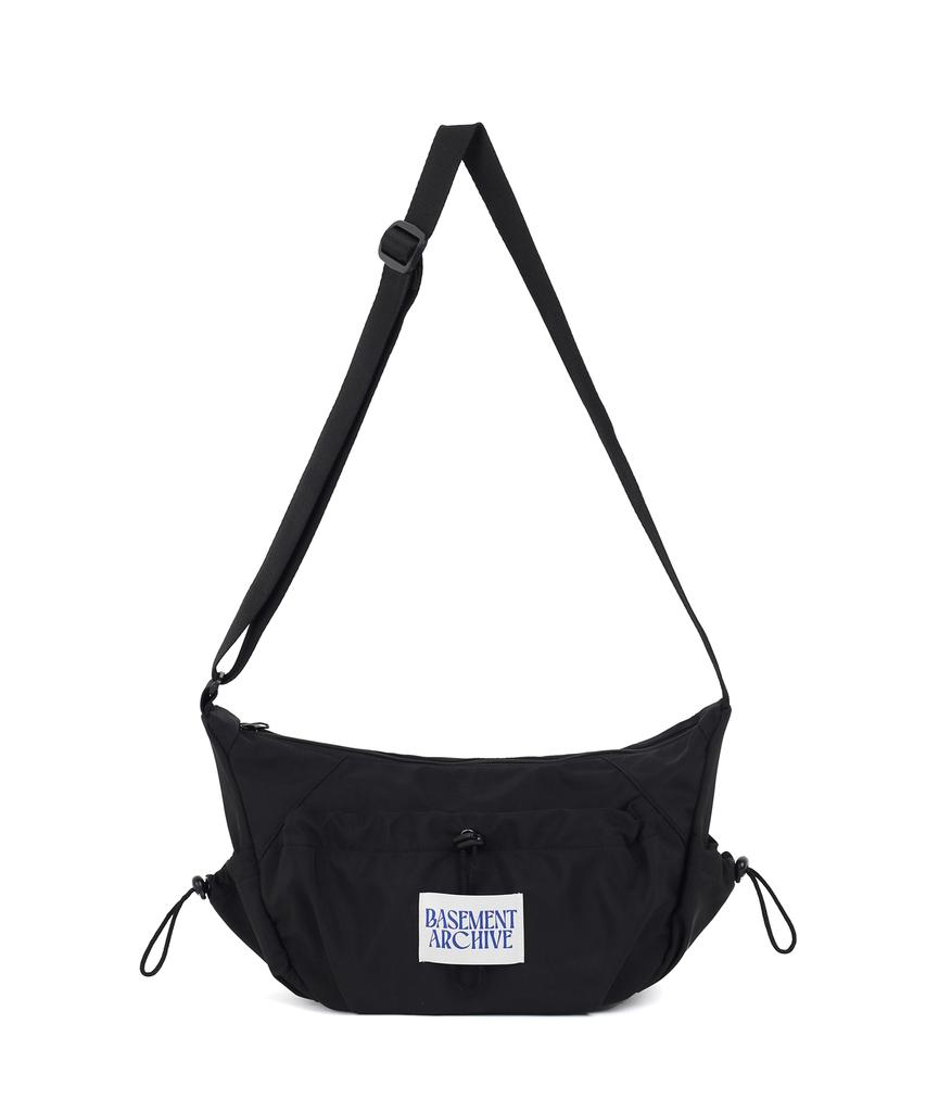 Bsmt Wl-Line Nylon String Crossbody Bag_Black