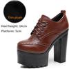 New Women Pumps Shoes Size 32-43 Deep Mouth  Women Oxfords Fall Winter Plush Thick High Heel Shoes Platform Pumps Office