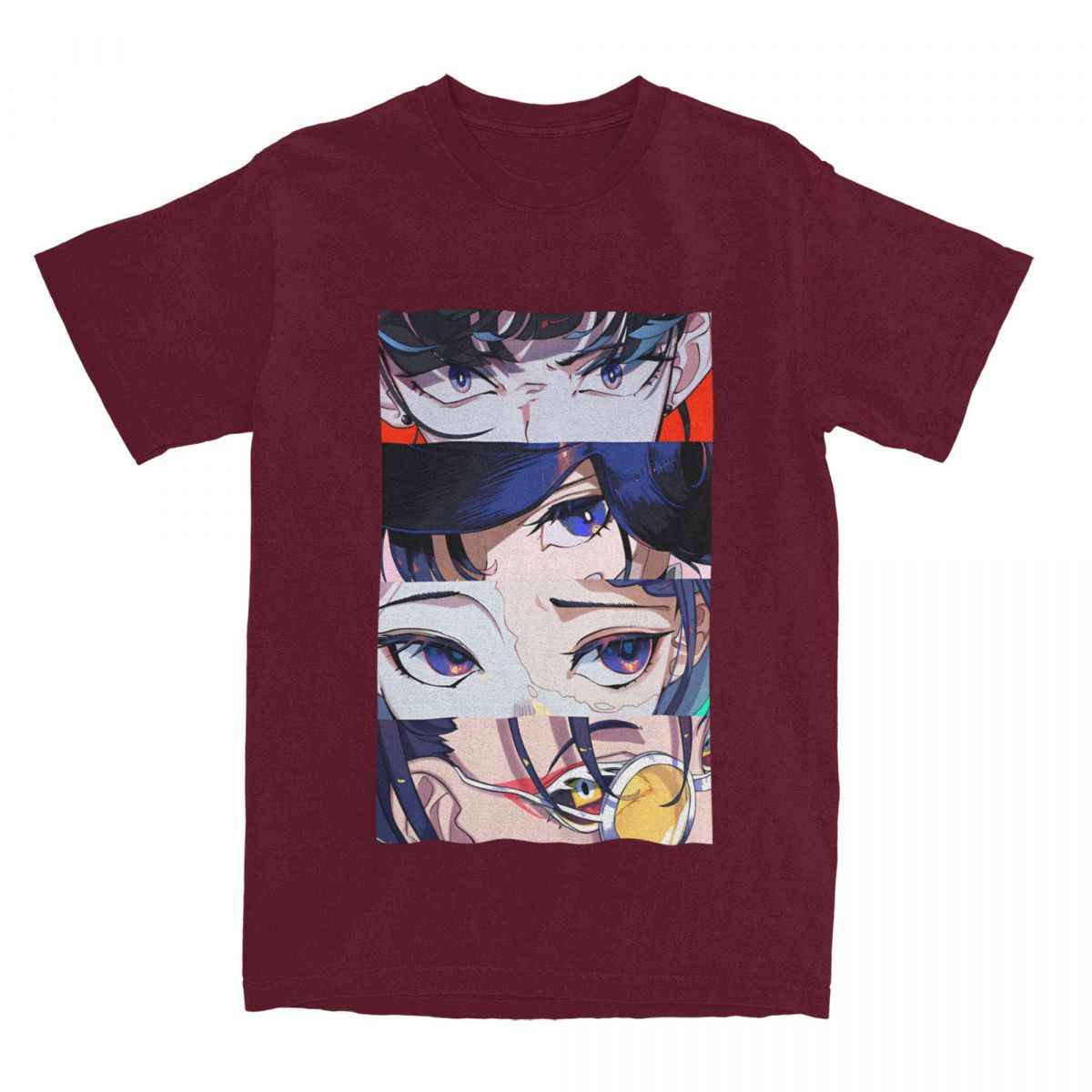 

Мужские хип-хоп футболки Ado Singer Kyogen Album Мерч 100 Хлопок Топы Футболка с коротким рукавом Круглый вырез Харадзюку Футболка с кастомным логотипом L бордовый