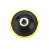 Self-Adhesive 4-Inch Flocking Sandpaper Disc for Angle Grinders - Hook & Loop Polishing Pad.