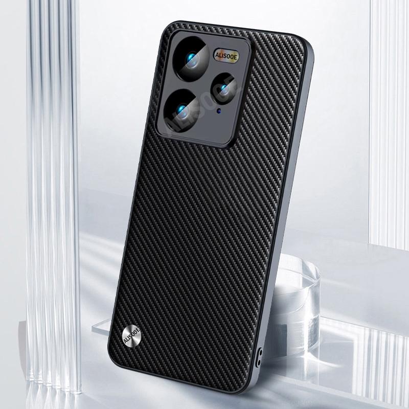 Shockproof Cover for Realme GT 7 Pro / GT 7 Case Luxury Fiber Texture PU-Leather Protection Phone Funda for Realme GT7 Pro Capa