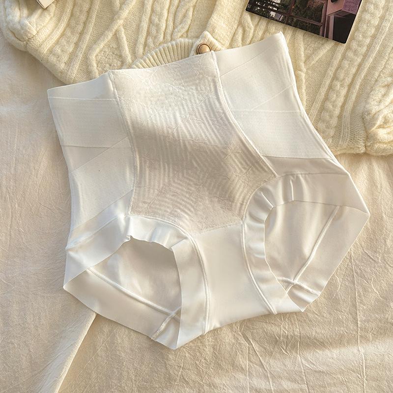 Ladies Spring and Autumn New Cross Abdominal High Waist Hip Breathable Briefs